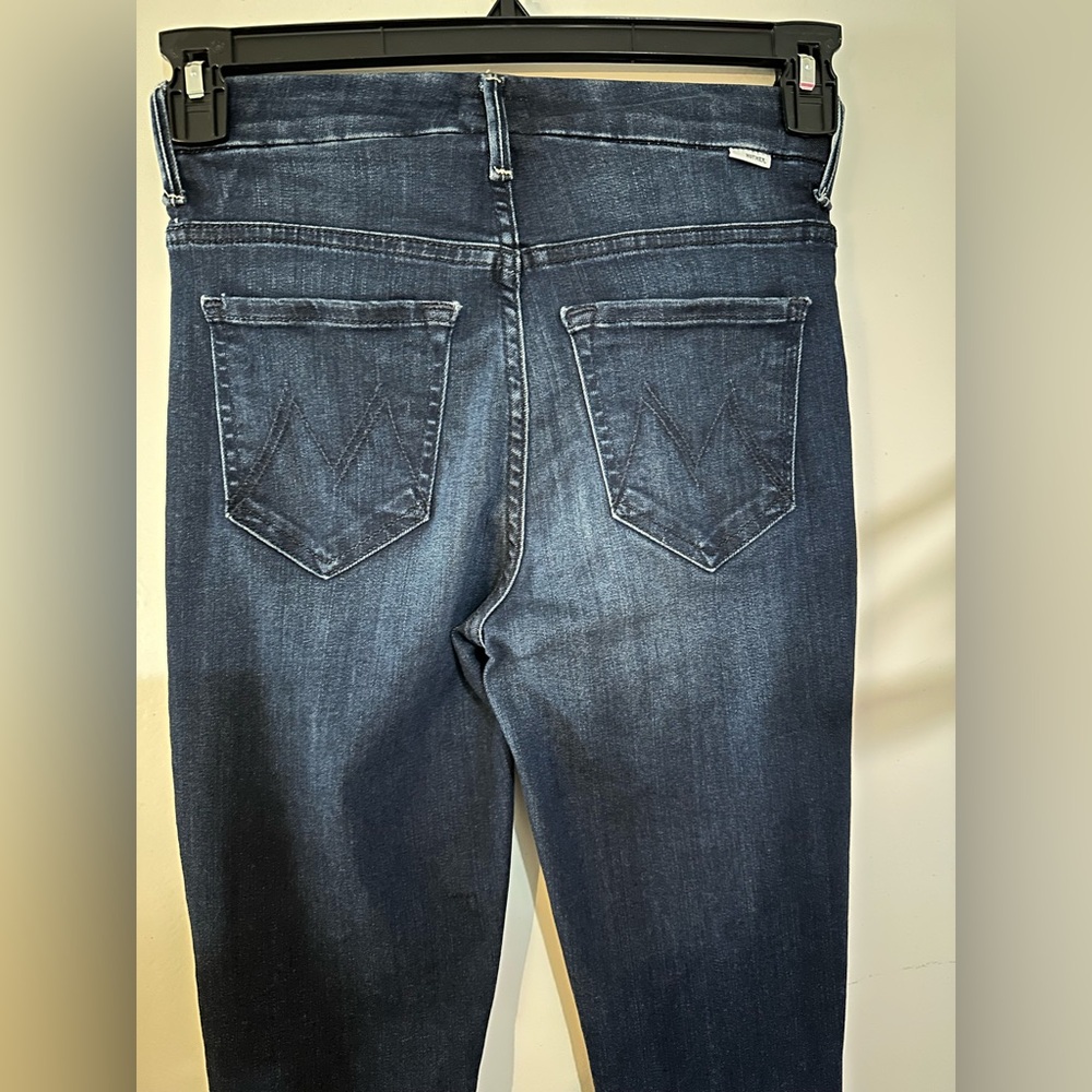 MOTHER DENIM HIGH WAISTED LOOKER ANKLE FRAY JEAN - Picture 5 of 16